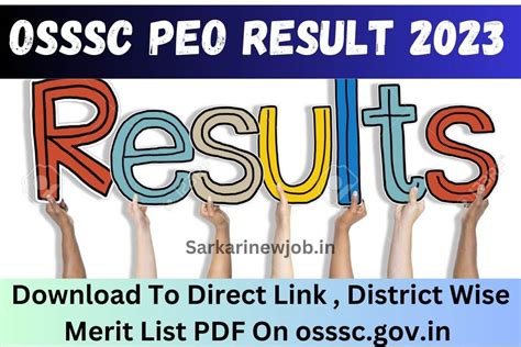 ACET Result 2023: Direct Link, Download Merit List  .